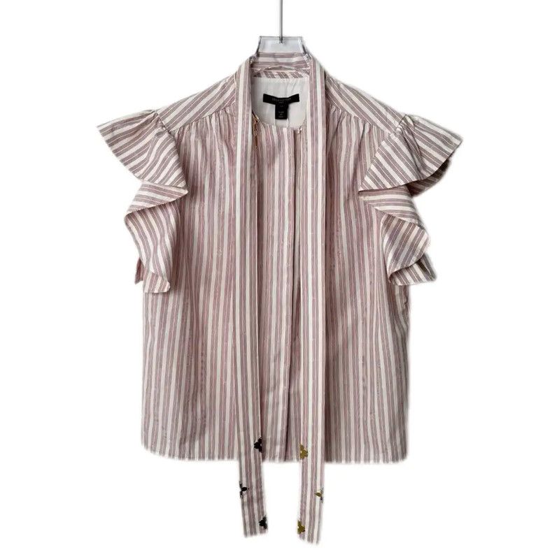 Louis Vuitton Louis Vuitton Pink Cotton Blend Women's Shirt 0089 Size L / US 10 / IT 46 - 1 Thumbnail