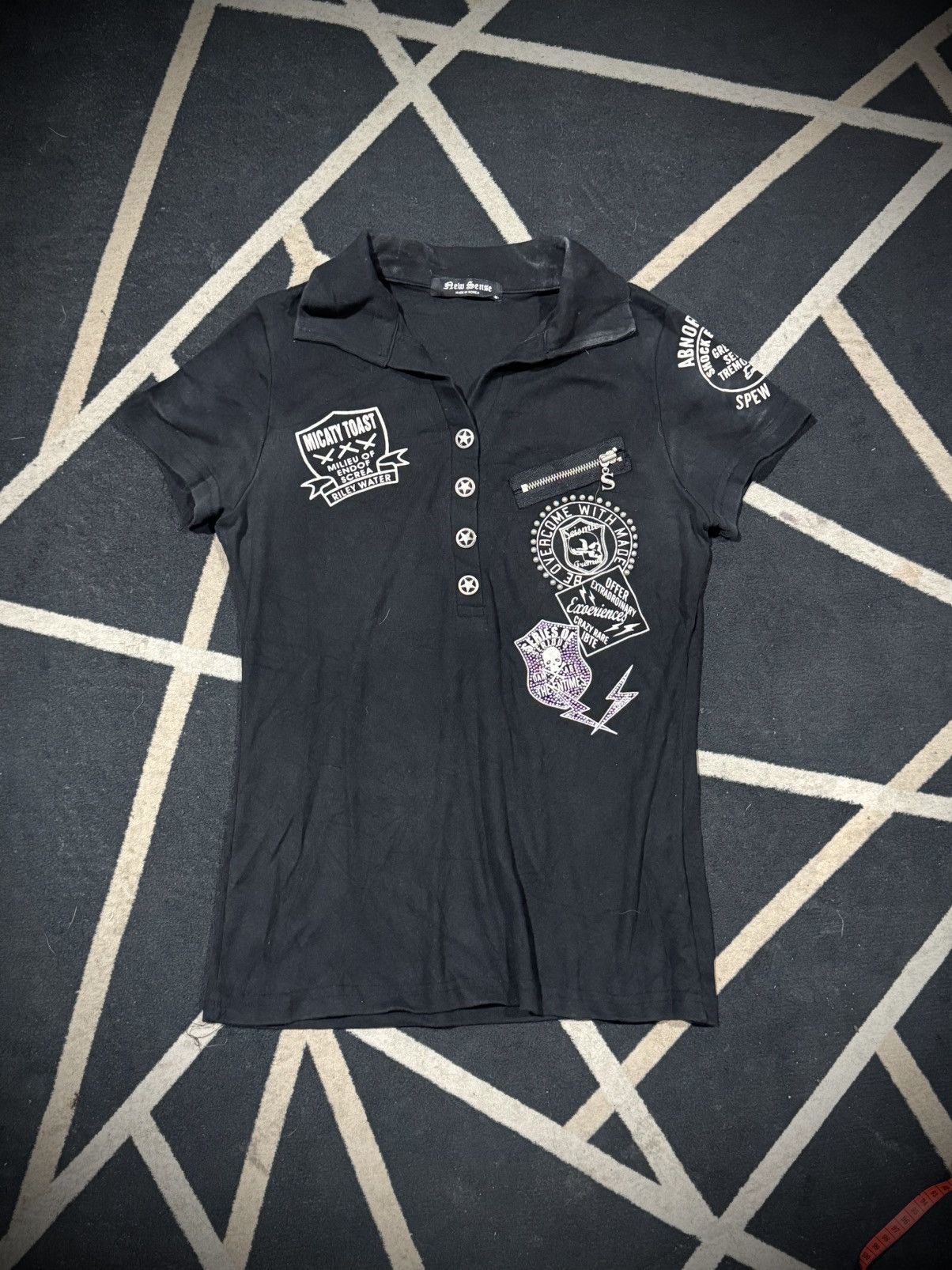 Vkei New Sense Gothic Japanese Patch Skulls
