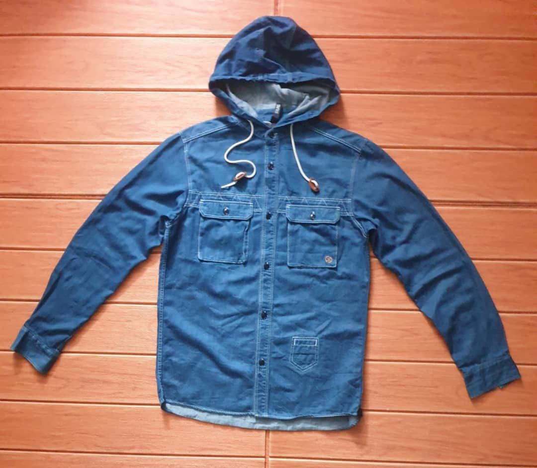 Japanese Brand 💥SILAS Japanese brand harajuku blue colour hoodie chambray Size US M / EU 48-50 / 2 - 1 Thumbnail