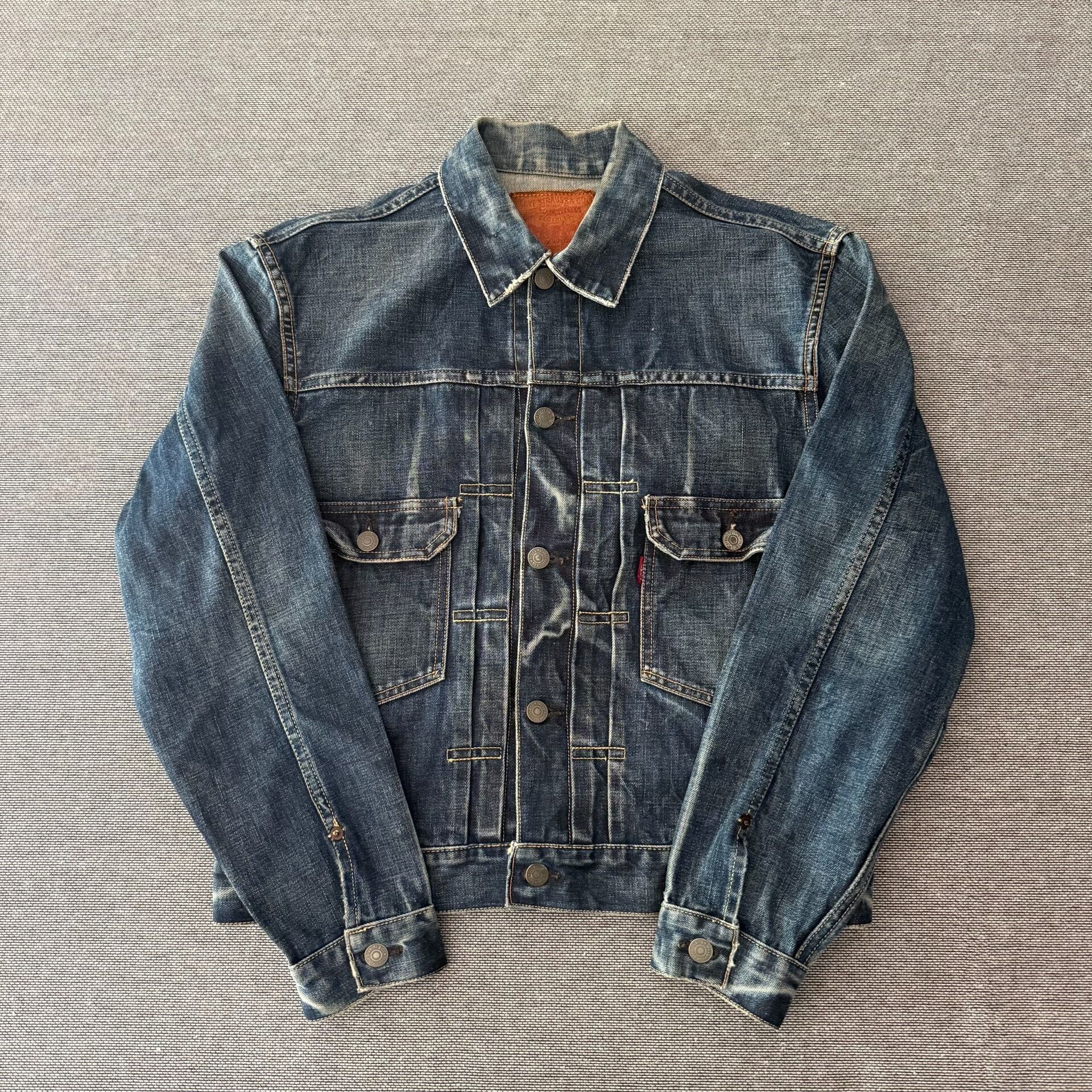 Levi's Vintage Clothing Levi's LVC507xx J22 Washed Denim Jacket Size US XXS / EU 40 - 1 Thumbnail