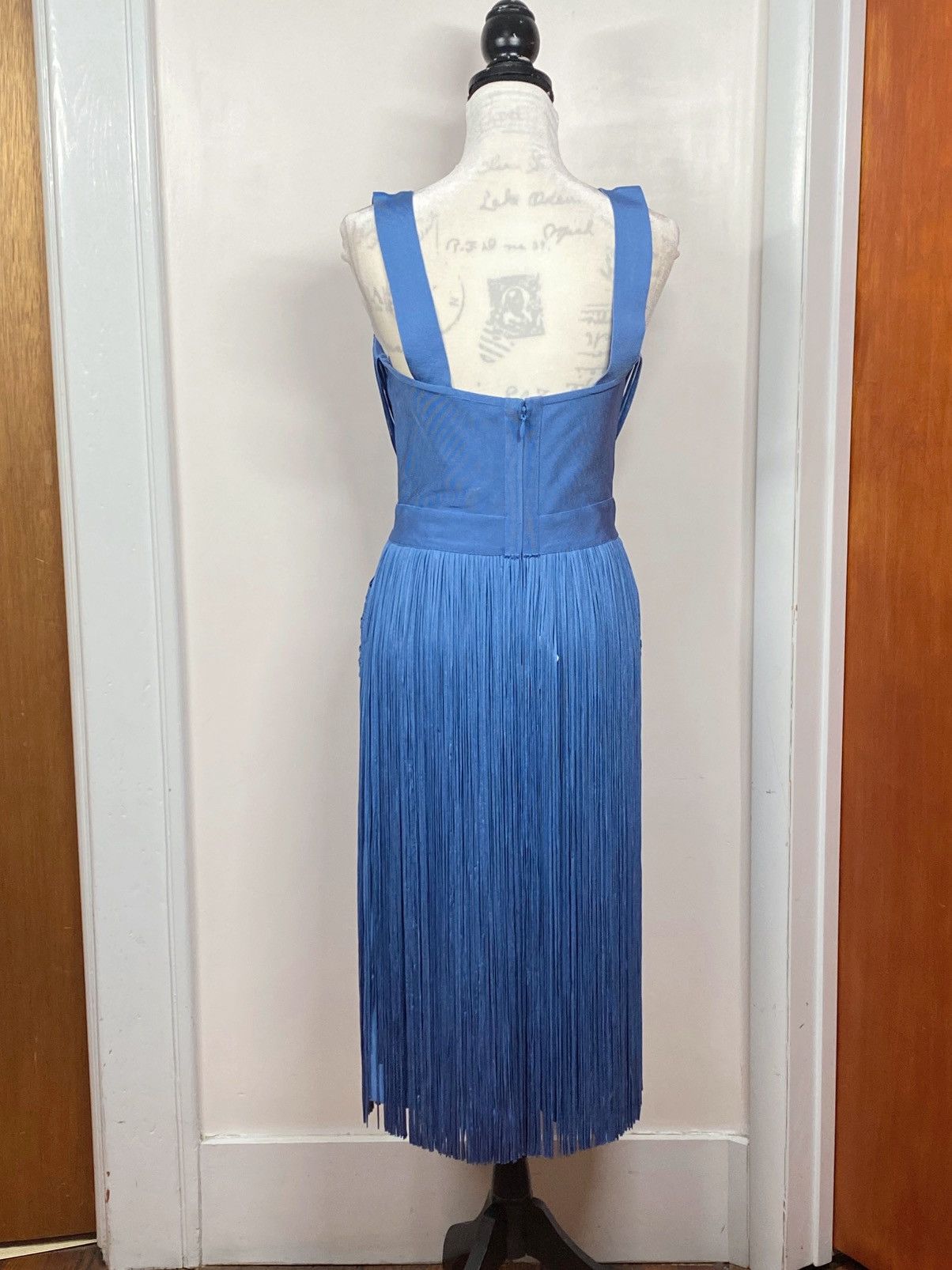 Herve Leger Hervé Léger Marion Fringe Dress size L Size L / US 10 / IT 46 - 9 Thumbnail