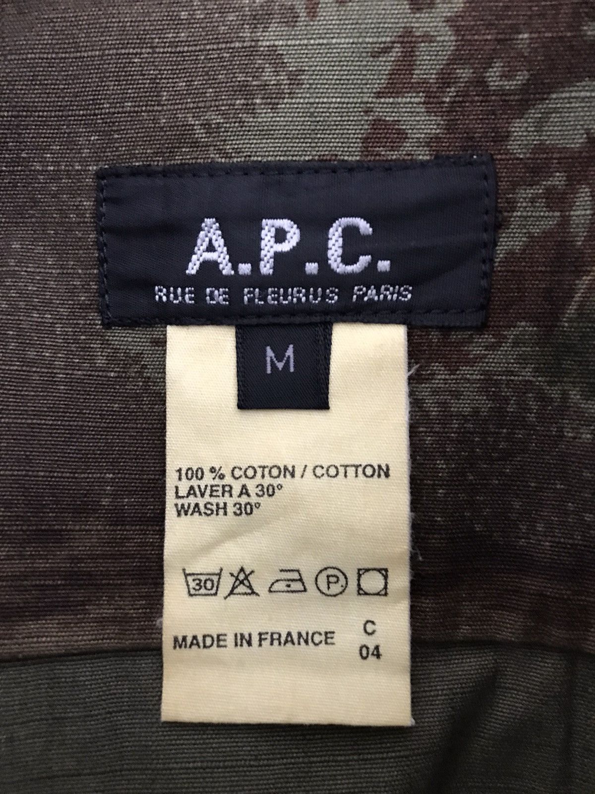 A.P.C. APC Over Printed Mountain Beach Motive Long Sleeve Shirt Size US S / EU 44-46 / 1 - 13 Thumbnail