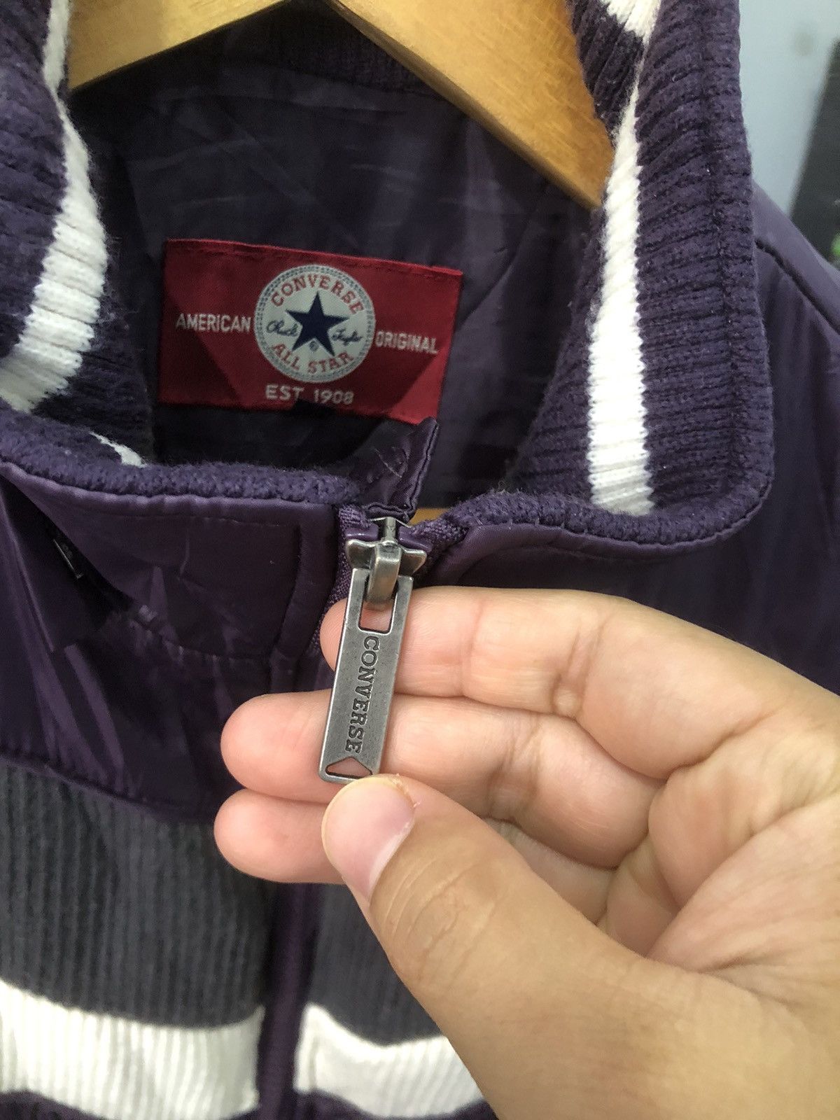 Converse × Vintage Converse distressed jacket Size US M / EU 48-50 / 2 - 8 Thumbnail