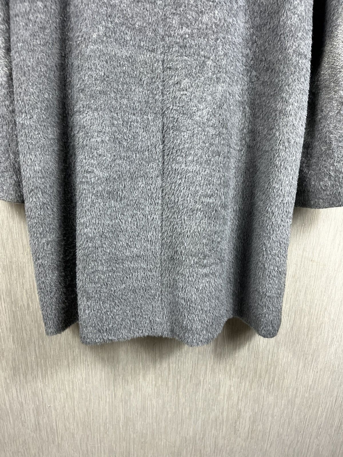 Designer × Max Mara Max Mara Studio alpaca wool coat fuzzy hairy Size M / US 6-8 / IT 42-44 - 20 Thumbnail