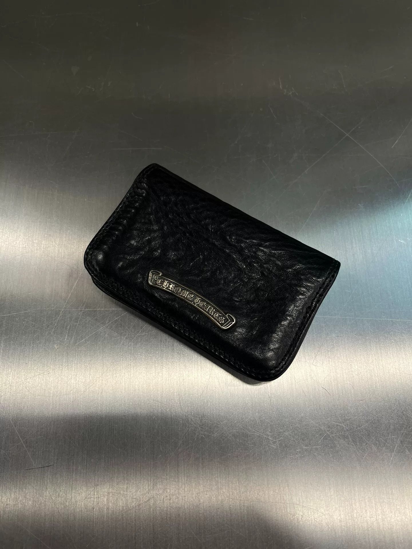 Chrome Hearts Chrome Hearts Black Scroll Silver Cardholder Size ONE SIZE - 1 Thumbnail
