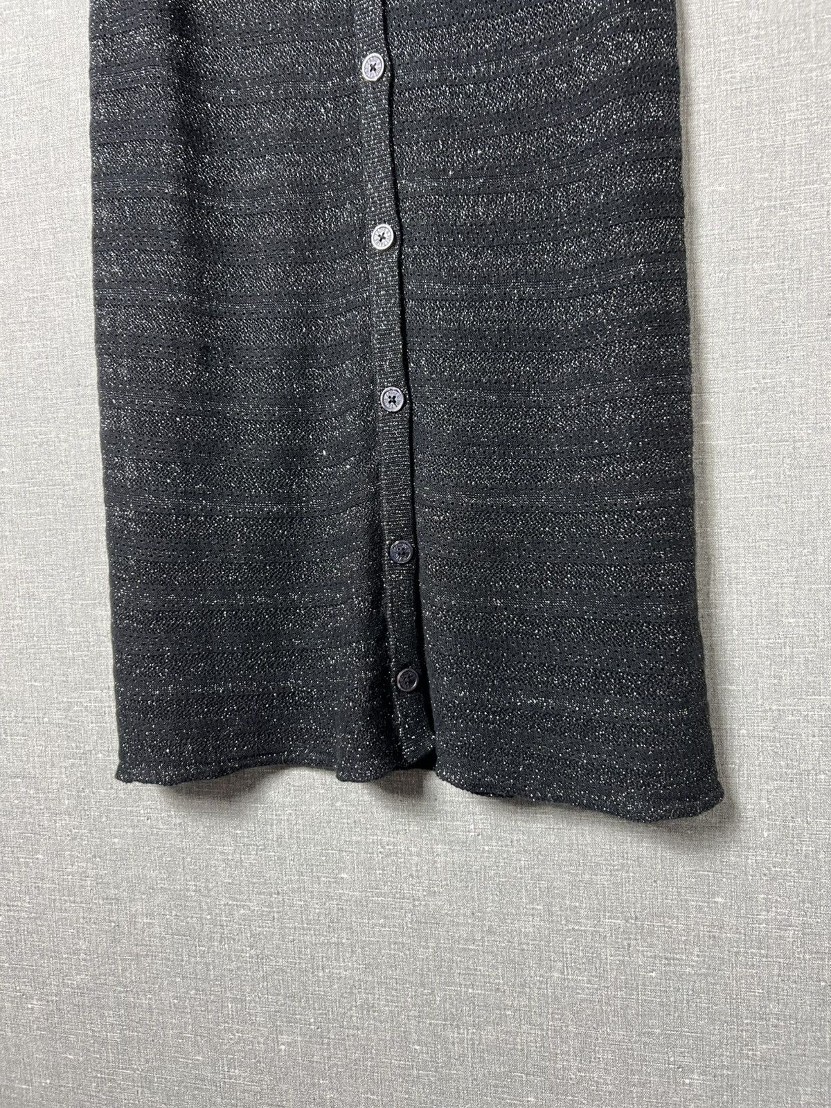Zadig & Voltaire Zadig Voltaire Marty Pointelle Crl Long Button Cardigan Mesh Size L / US 10 / IT 46 - 6 Thumbnail