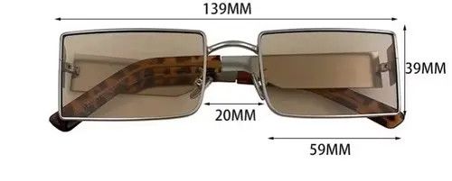 Designer × Electric Visual Vintage square frame sunglasses Size ONE SIZE - 2 Thumbnail