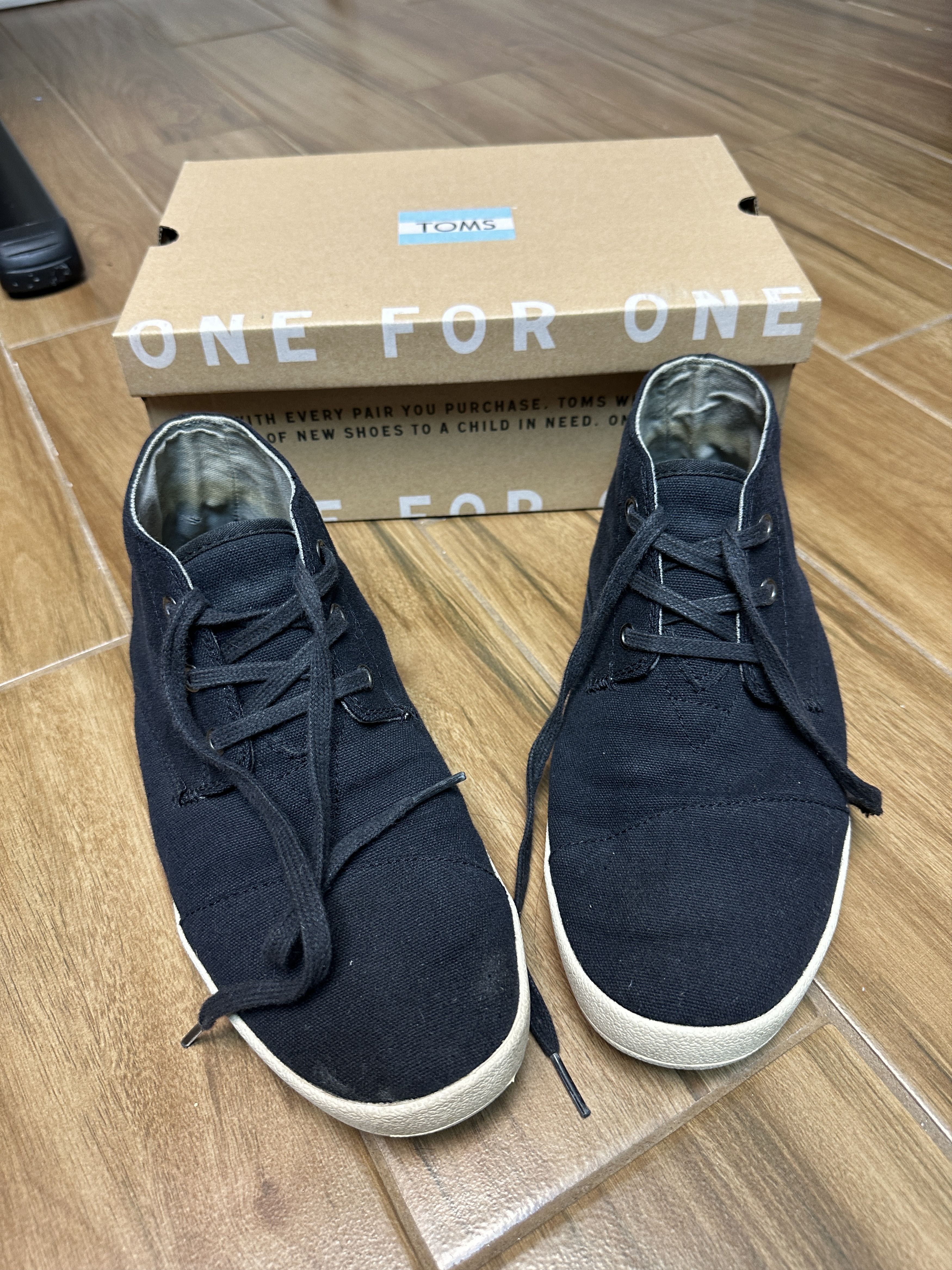 Toms Toms Men's Paseo Mid Canvas High Top Sneakers Size US 9 / EU 42 - 1 Thumbnail