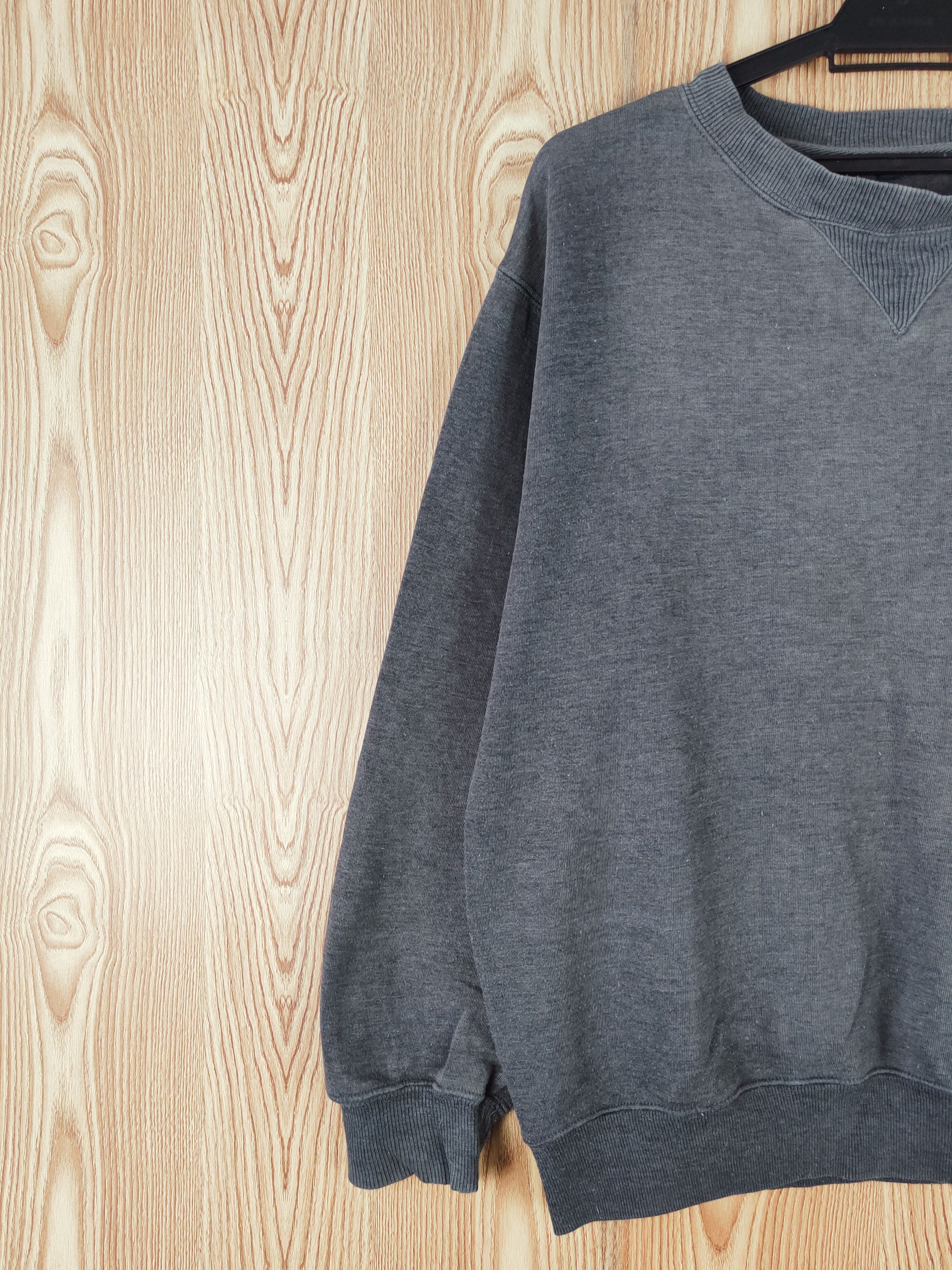 Japanese Brand × Vintage Vintage Faded Slash² Dark Gray Sweatshirts Size US M / EU 48-50 / 2 - 3 Thumbnail
