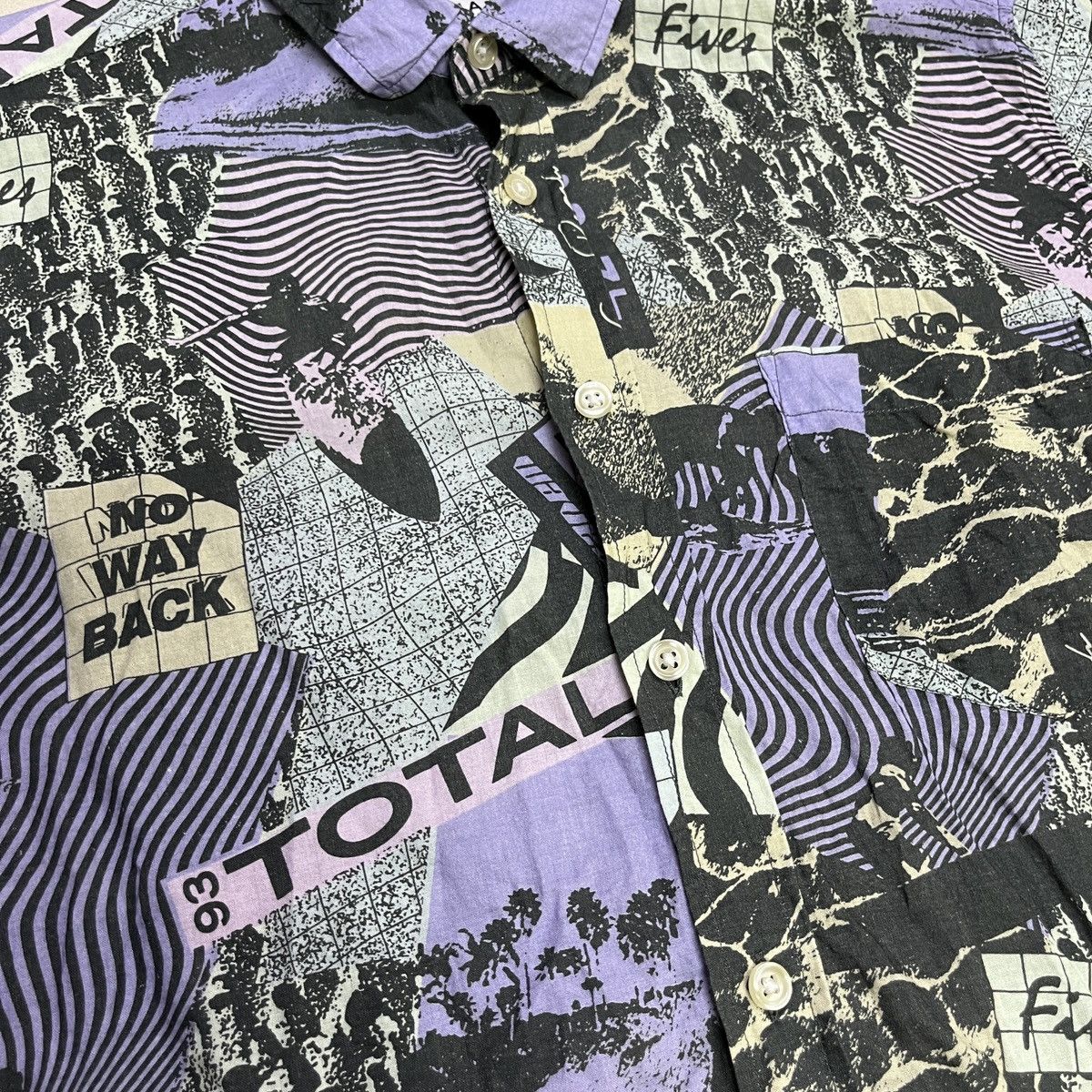 Topman Hawaiian Graphic Allover Print Shirt Size US S / EU 44-46 / 1 - 2 Thumbnail