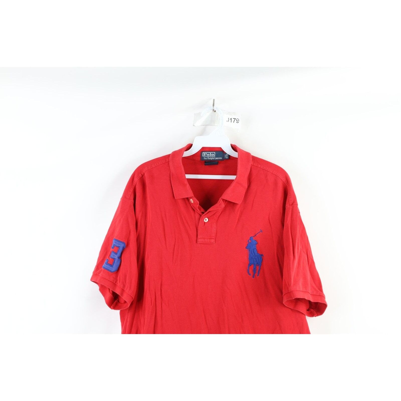 Ralph Lauren Vintage Ralph Lauren Faded Big Pony Logo Collared Golf Polo Size US XXL / EU 58 / 5 - 2 Thumbnail