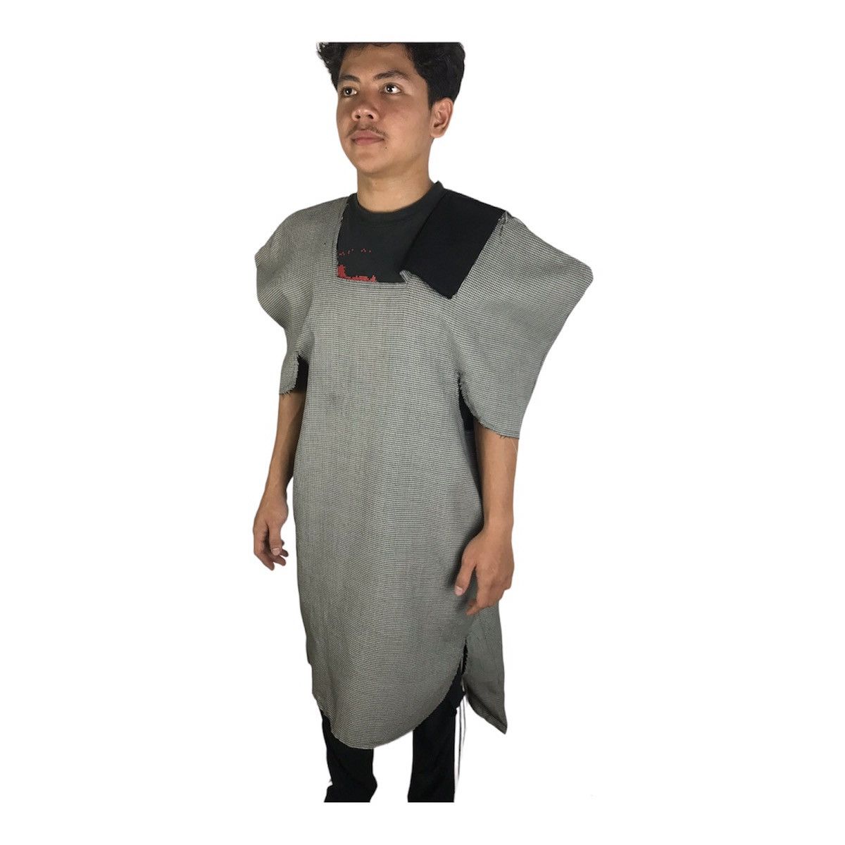 Comme des Garcons AD2013 Comme des Garçons Houndstooth Wool Sculptural Tabard Size S / US 4 / IT 40 - 3 Thumbnail