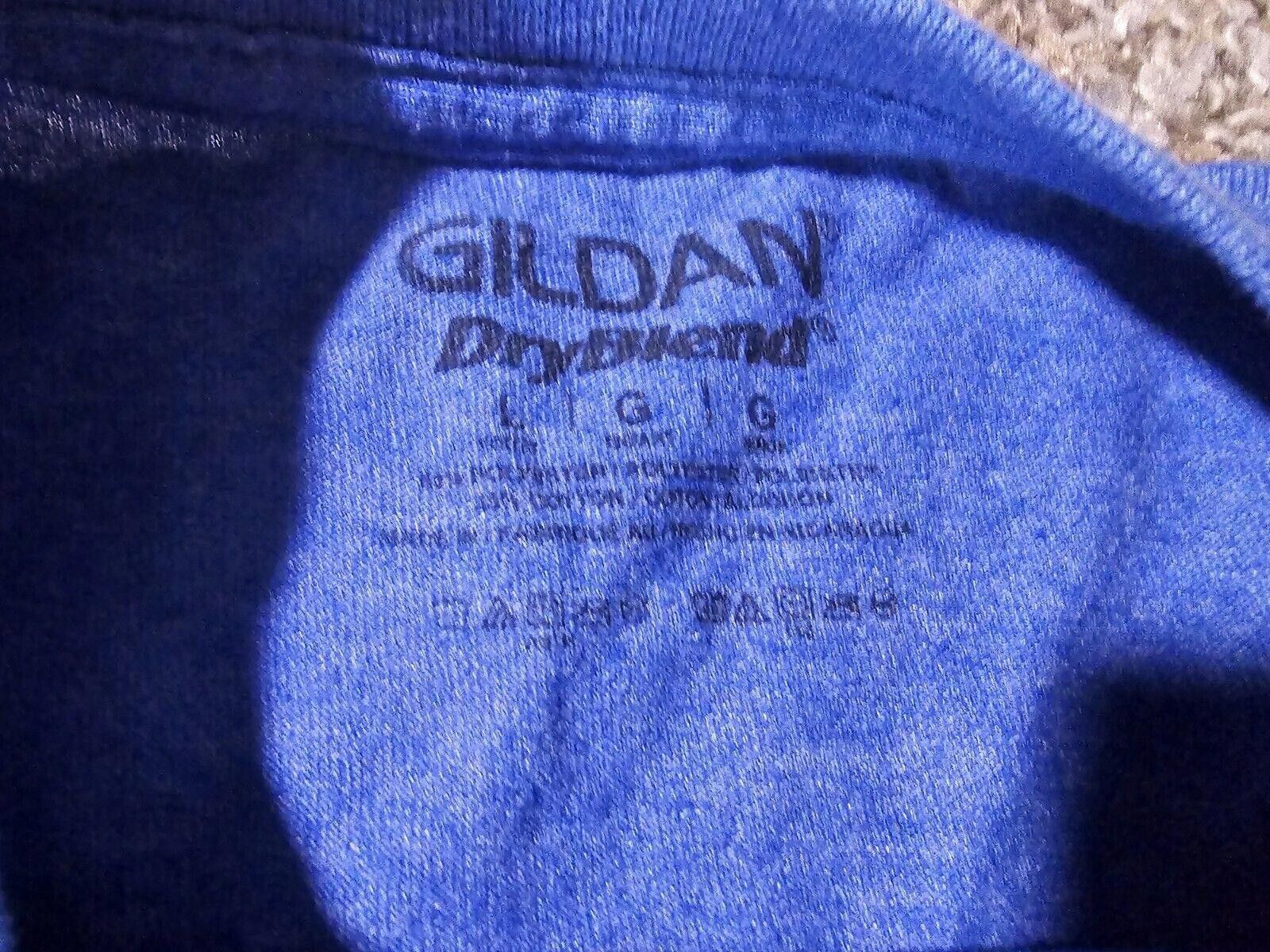 Gildan keva soccer Sports complex tshirt Blue Kids L - Stains Size US XXS / EU 40 - 3 Thumbnail