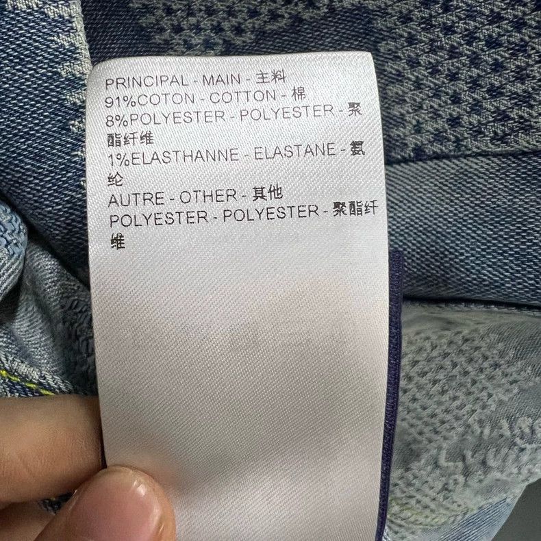 Louis Vuitton Louis Vuitton Blue plaid printed denim jacket 2501-Nextarro Size US M / EU 48-50 / 2 - 3 Thumbnail