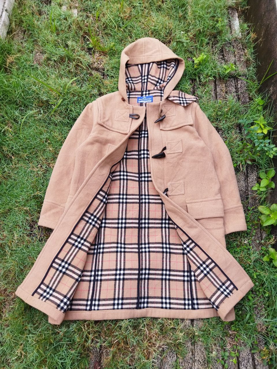 Burberry Vintage Burberrys Blue Label Nova Wool Duffle Coat Size US M / EU 48-50 / 2 - 2 Thumbnail