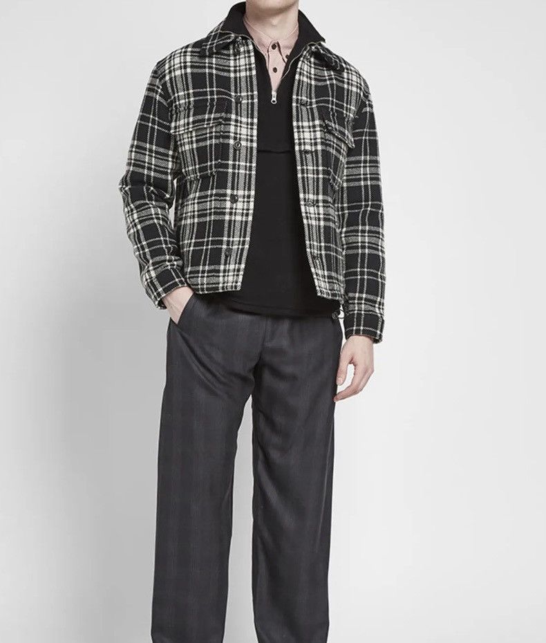 AMI Prince of Wales - Plaid wool blend jacket Size US M / EU 48-50 / 2 - 8 Thumbnail
