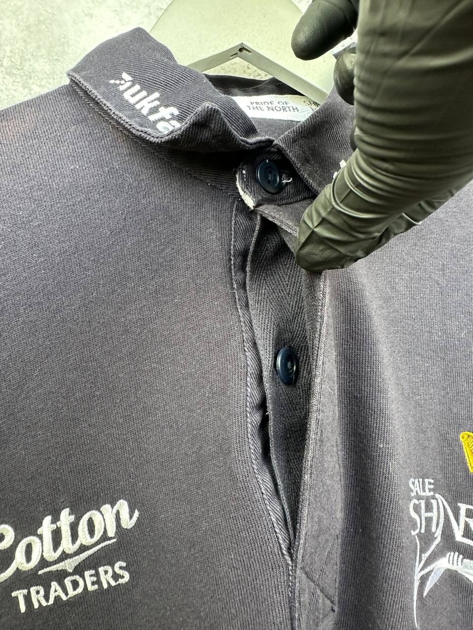 Cotton Traders Sharks 2007 Rugby Shirt McAfee Polo LS