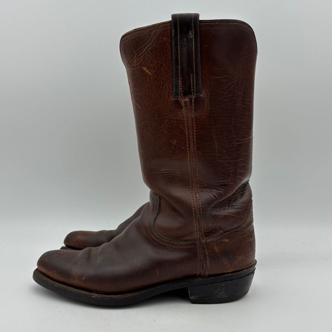 Frye Vintage 60s Frye Black Label Leather Roper Boots Men's 7D Size US 7 / EU 40 - 5 Thumbnail