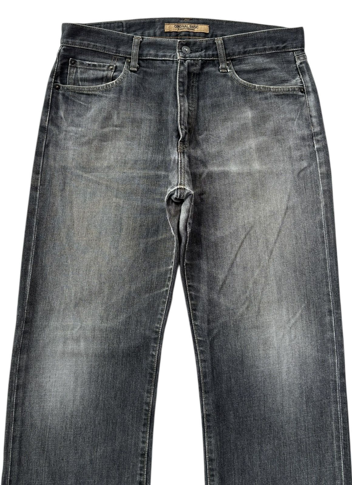 Kapital Vintage Baggy Jeans Uniqlo Denim Loose Easy Fit Straight Size US 34 / EU 50 - 5 Thumbnail