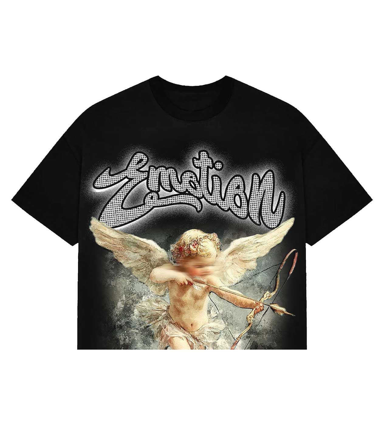 Other Mixed Emotions Cupid Cropped Tee Black Size US L / EU 52-54 / 3 - 1 Thumbnail