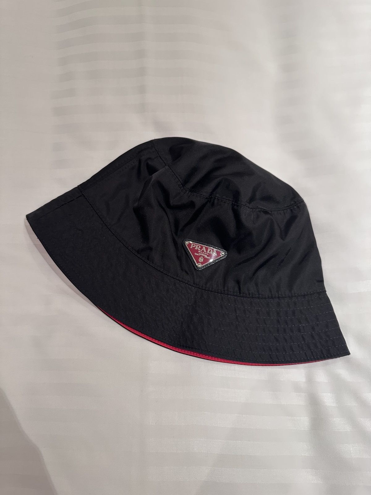 Prada bucket hat grailed cheap