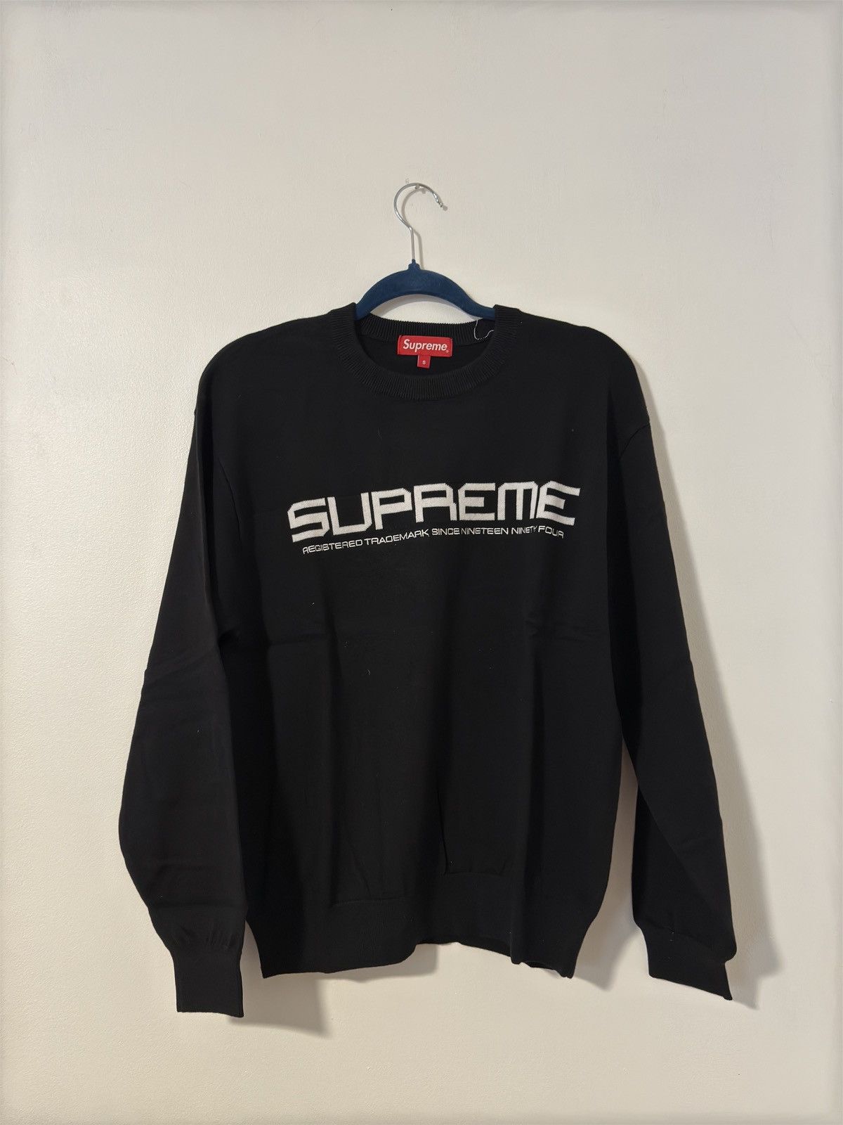 SupremeSplit Logo Pullover S-一回使用のみOHGAデニムブラウス