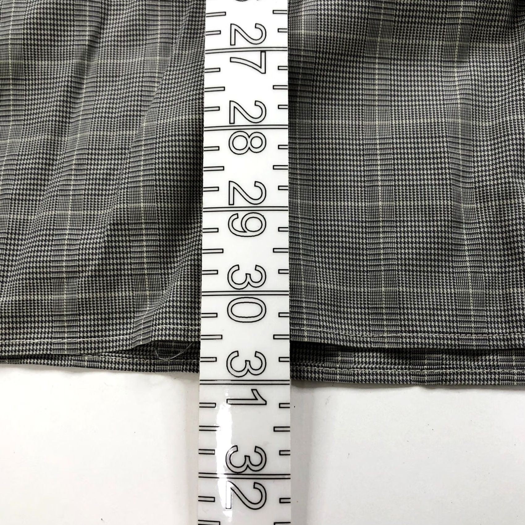 Ermenegildo Zegna Ermenegildo Zegna Glen Plaid Dress Shirt Gray Button LS Medium 15/15.5-35 Size 40R - 3 Thumbnail
