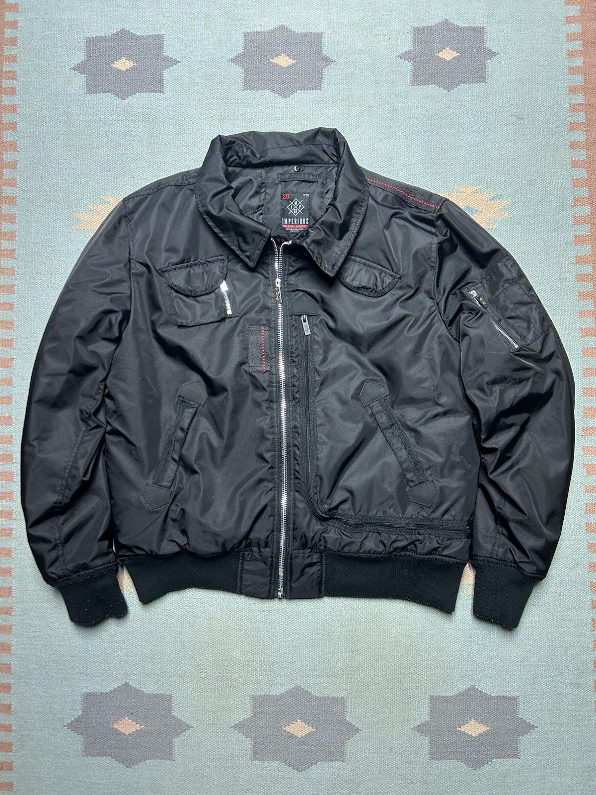 Vintage Imperious Delf bomber flight jacket MA-1 style y2k nylon XXL Size US XXL / EU 58 / 5 - 1 Thumbnail