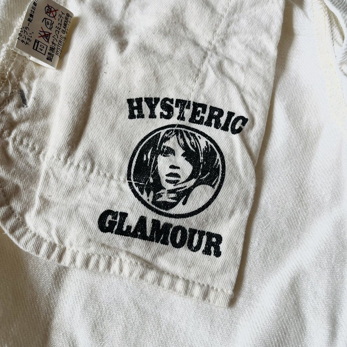 Hysteric Glamour Vinatage Hysteric Glamour White Denim Pants Size US 27 - 10 Thumbnail
