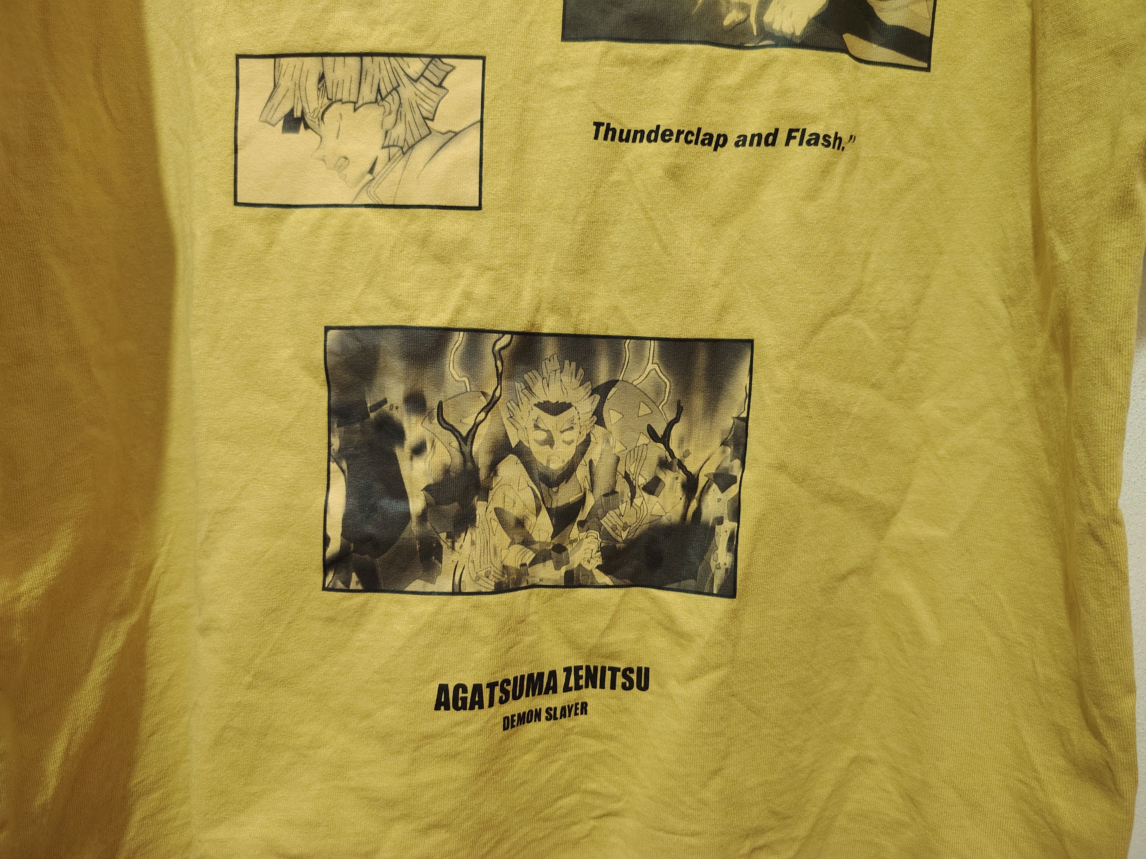 Anime Japanese Agatsuma Denitsu Demon Slayer X GU Size US XL / EU 56 / 4 - 11 Thumbnail