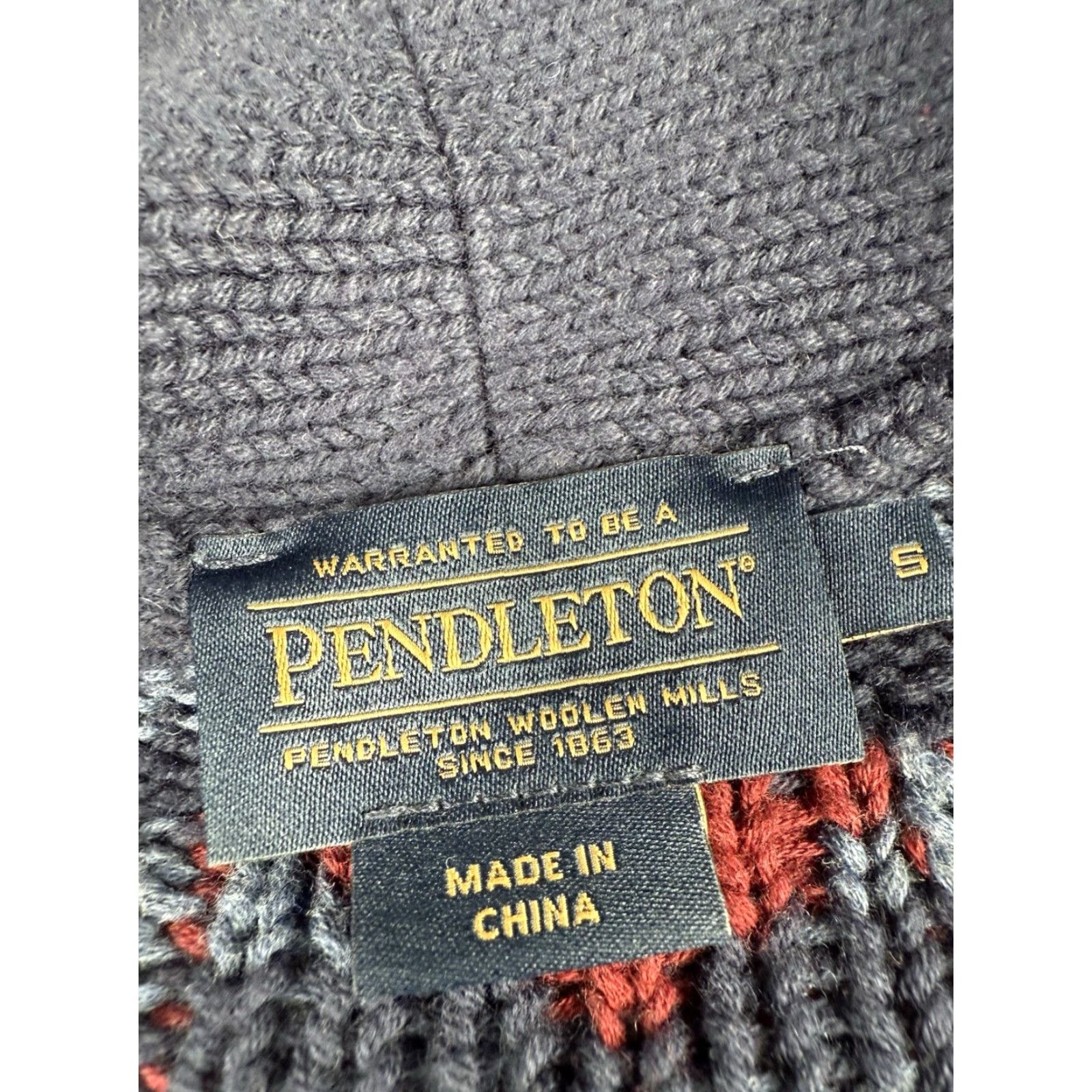 Pendleton Pendleton Women's Small Multicolor Tribal Southwest Aztec Knit Cardigan Sweater Pullover Long Sleeve Regular Size S Color Multicolor Size S / US 4 / IT 40 - 2 Thumbnail