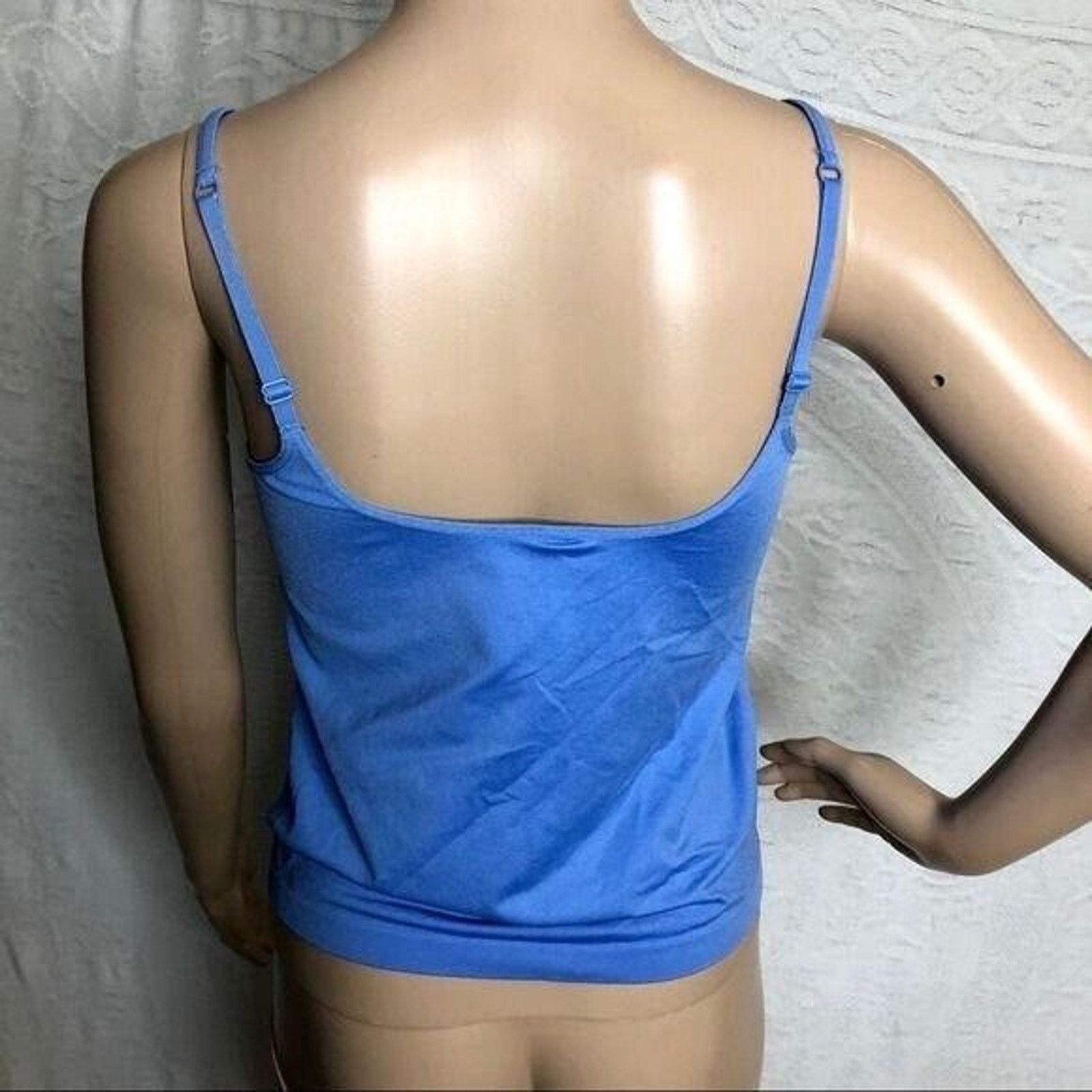 Victoria's Secret Victoria's Secret Blue Cropped Tank Top Size L / US 10 / IT 46 - 3 Thumbnail