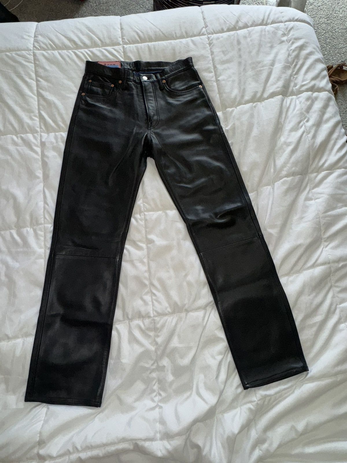 Acne Studios Acne Studios 1996 Leather Pants sz 31 Size US 31 - 2 Thumbnail