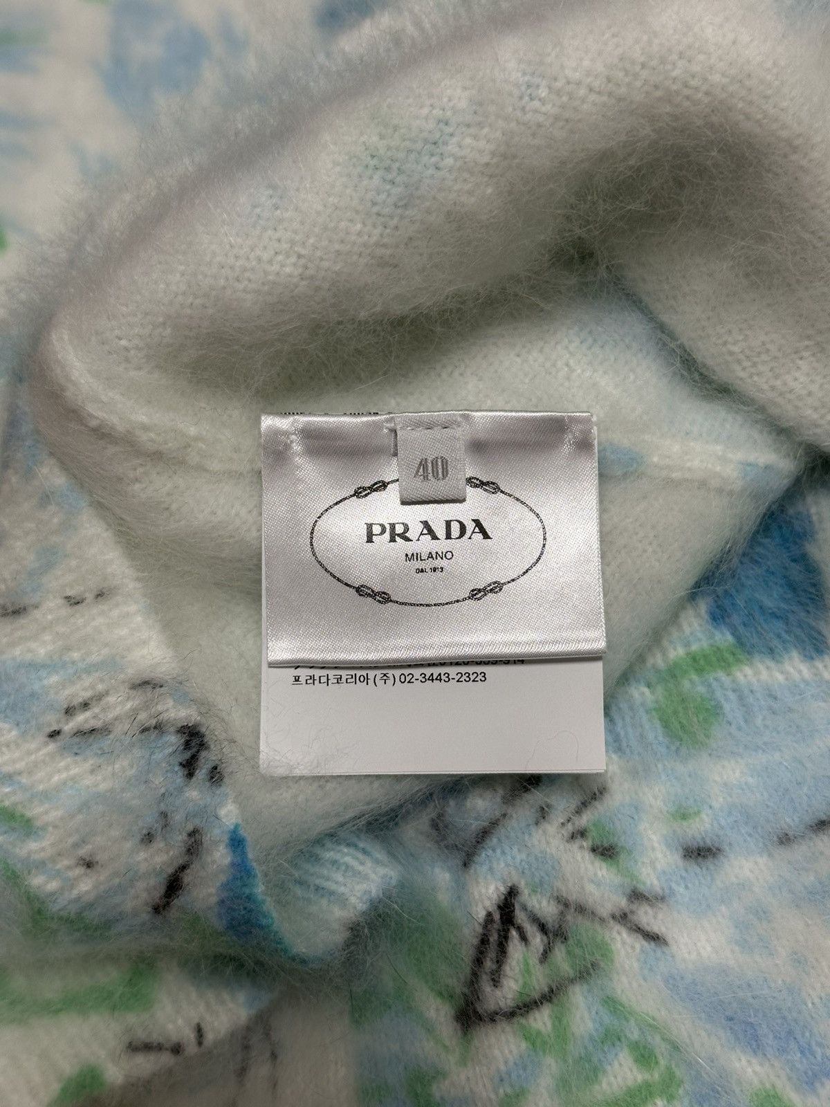 Prada PRADA Fall Winter 2017 Poppy Print Knit Midi Skirt Size 28" / US 6 / IT 42 - 7 Thumbnail