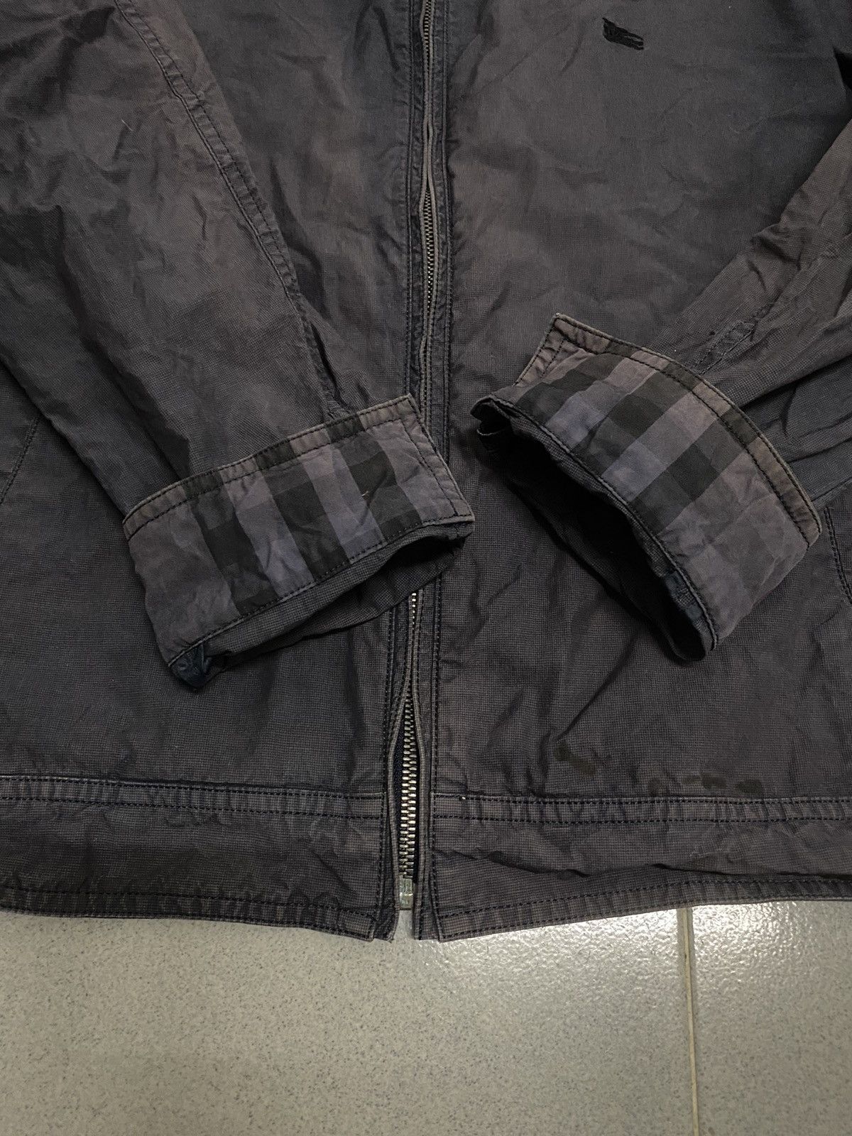 Burberry × Japanese Brand × Vintage Vintage Burberry London Zipper Jacket Size US L / EU 52-54 / 3 - 8 Thumbnail