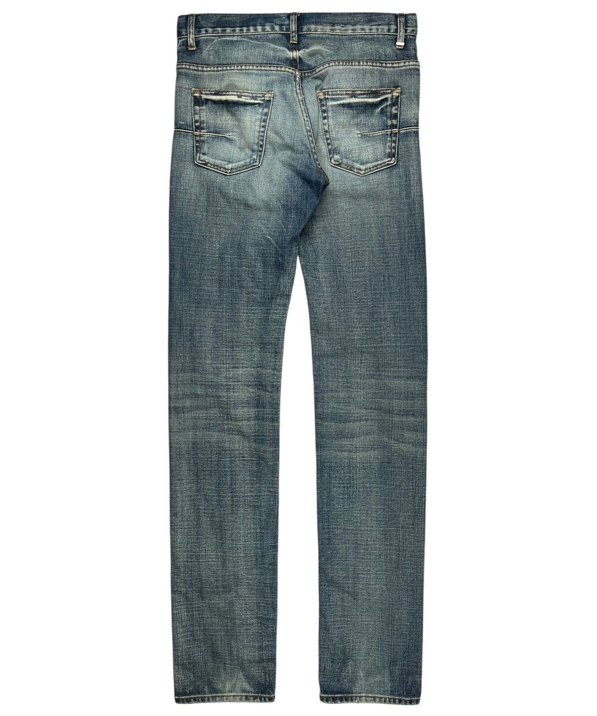 Dior × Hedi Slimane SS07 Dior Homme Hedi Slimane Sky Faded Jake Denim Jeans Size US 29 - 4 Thumbnail