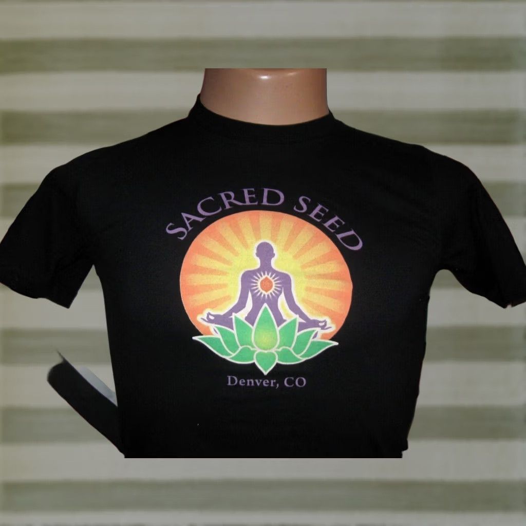 American Apparel SACRED SEED CO denver colorado T Shirt adult Small (SLIM) Cannabis DISPENSARY Shirt Unisex Mens Womens Size US S / EU 44-46 / 1 - 1 Thumbnail