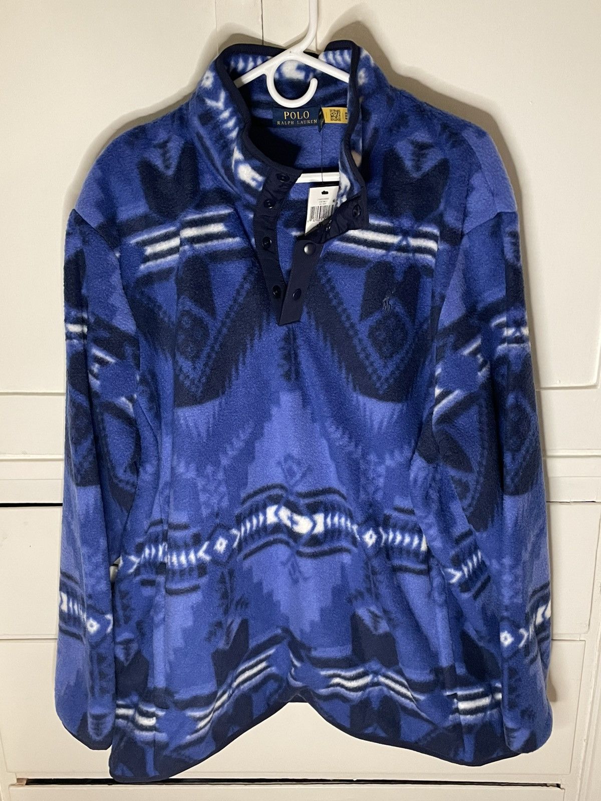 Polo Ralph Lauren Polo Ralph Lauren Southwestern Fleece Pullover XXL Size US XXL / EU 58 / 5 - 1 Thumbnail