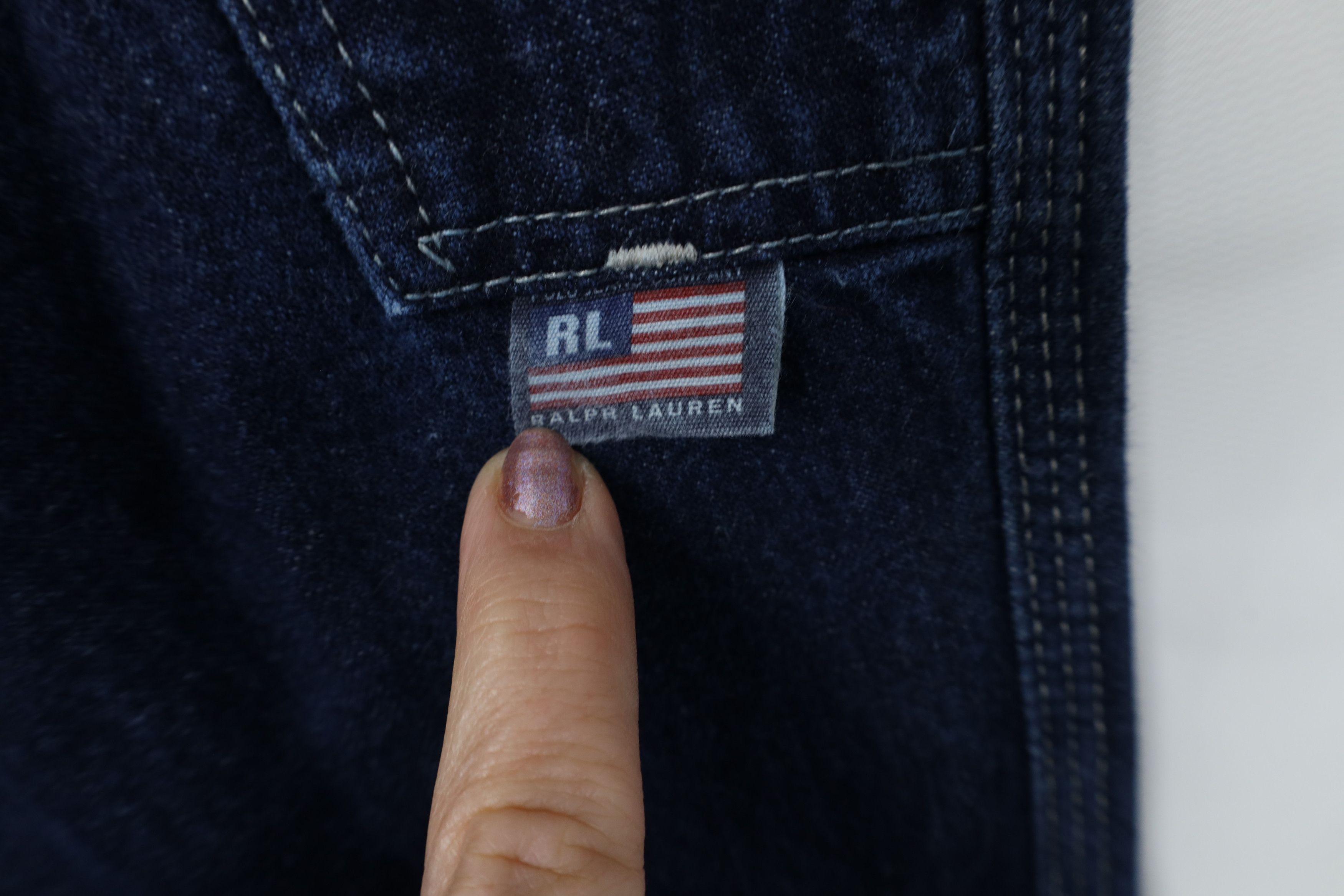 Ralph Lauren Vintage 90s Ralph Lauren Baggy Wide Leg Carpenter Jeans Size US 38 / EU 54 - 14 Thumbnail