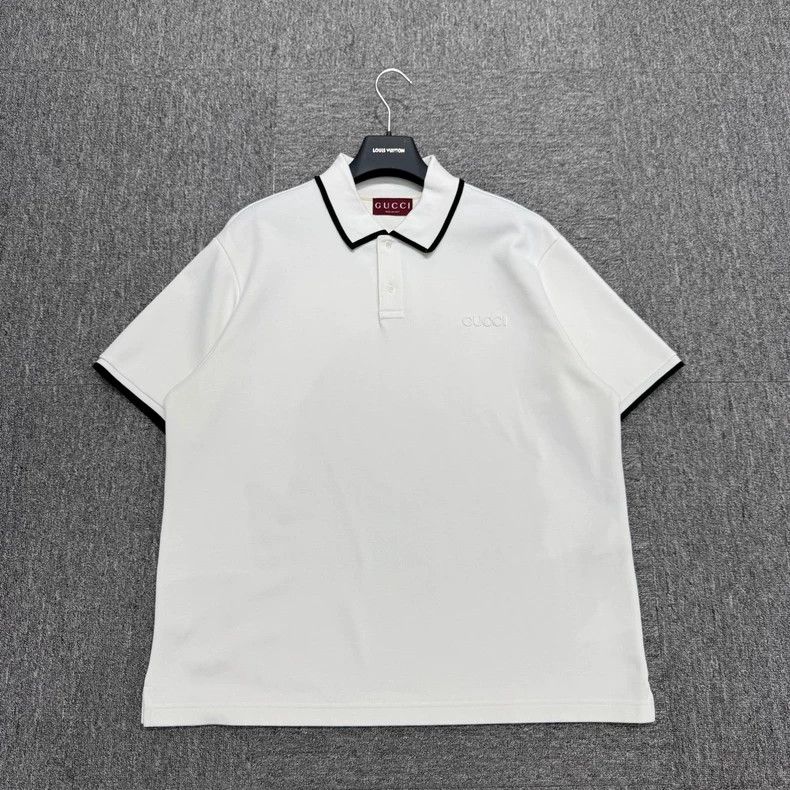 Gucci Gucci Polo shirt with the letter on the chest 2503-Nextarro Size US M / EU 48-50 / 2 - 1 Thumbnail