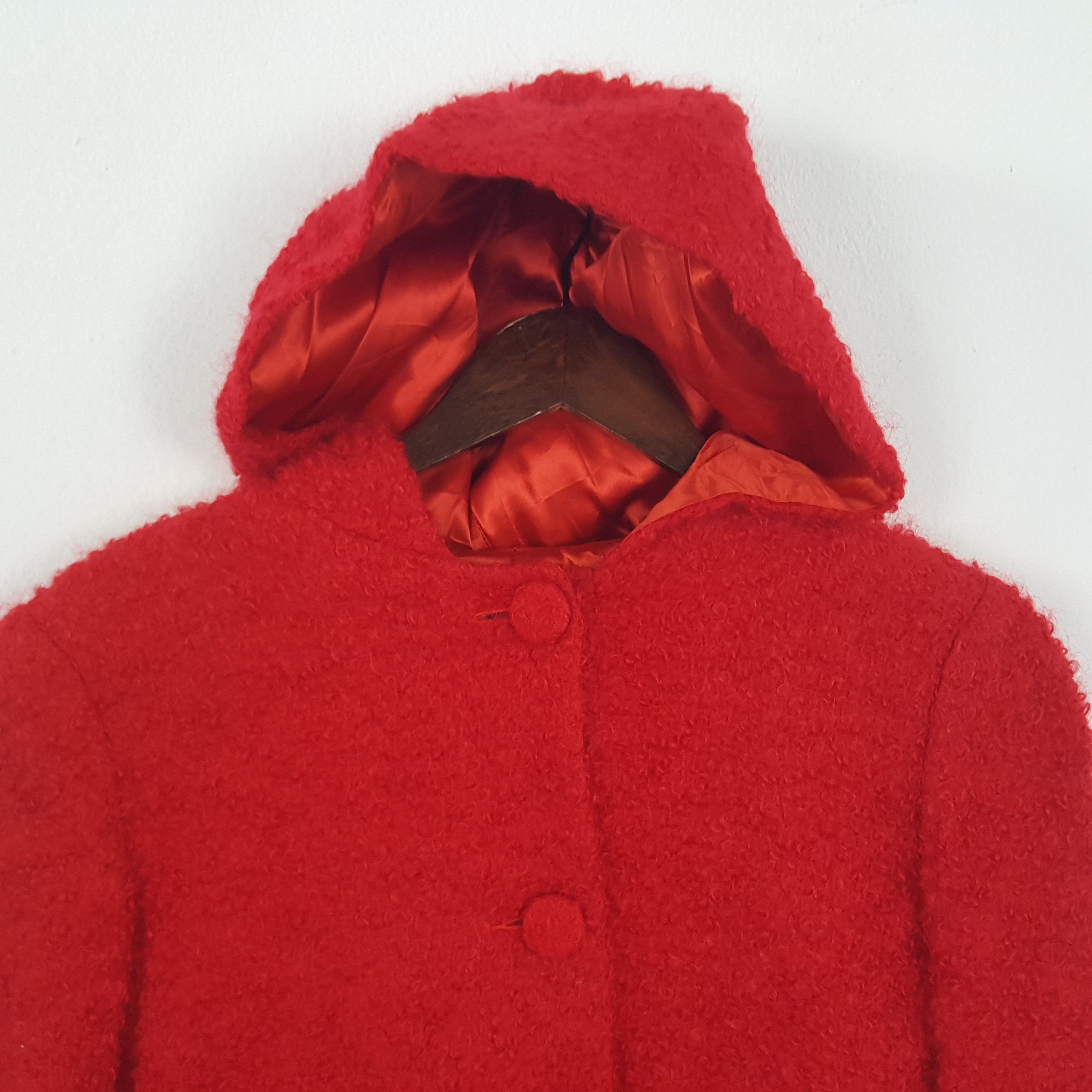 Vintage × agnes b. Vintage Agnes.B Wool Hoodies Jacket Size XS / US 0-2 / IT 36-38 - 2 Thumbnail