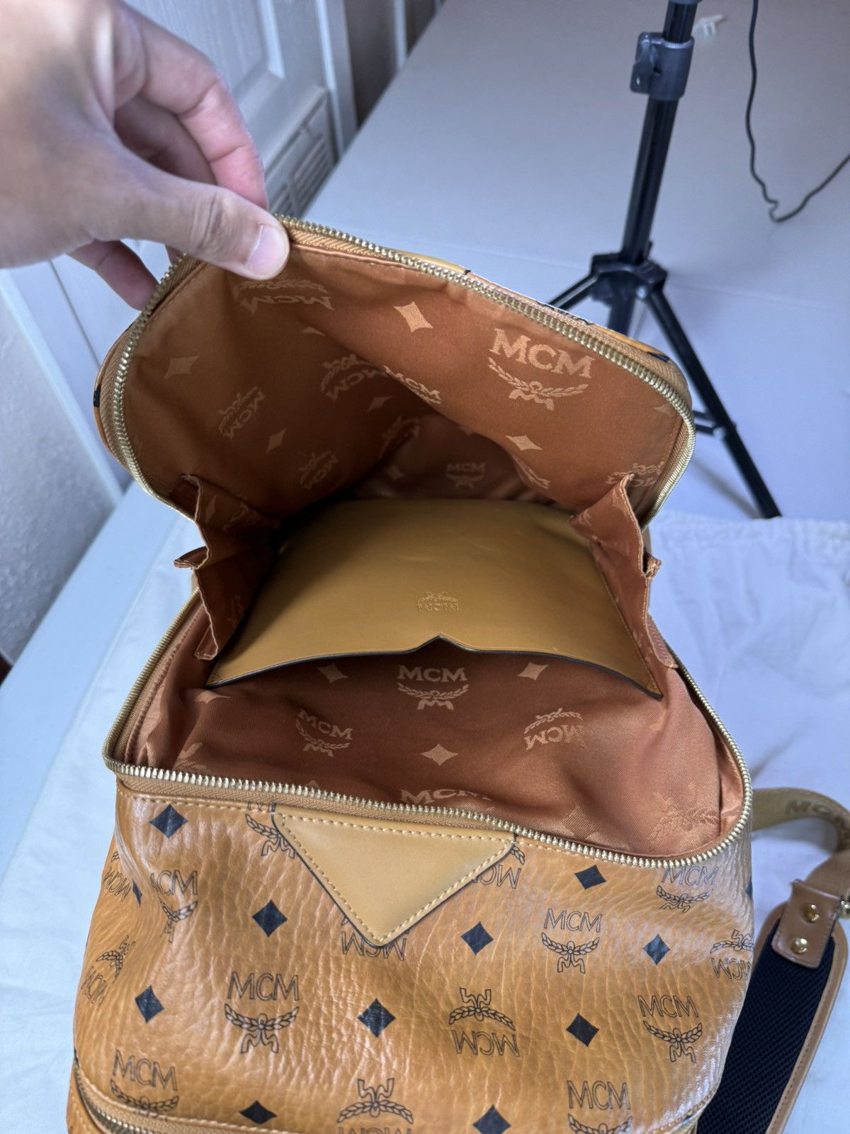 MCM MCM Duke Visetos Backpack | Lot Size ONE SIZE - 10 Thumbnail