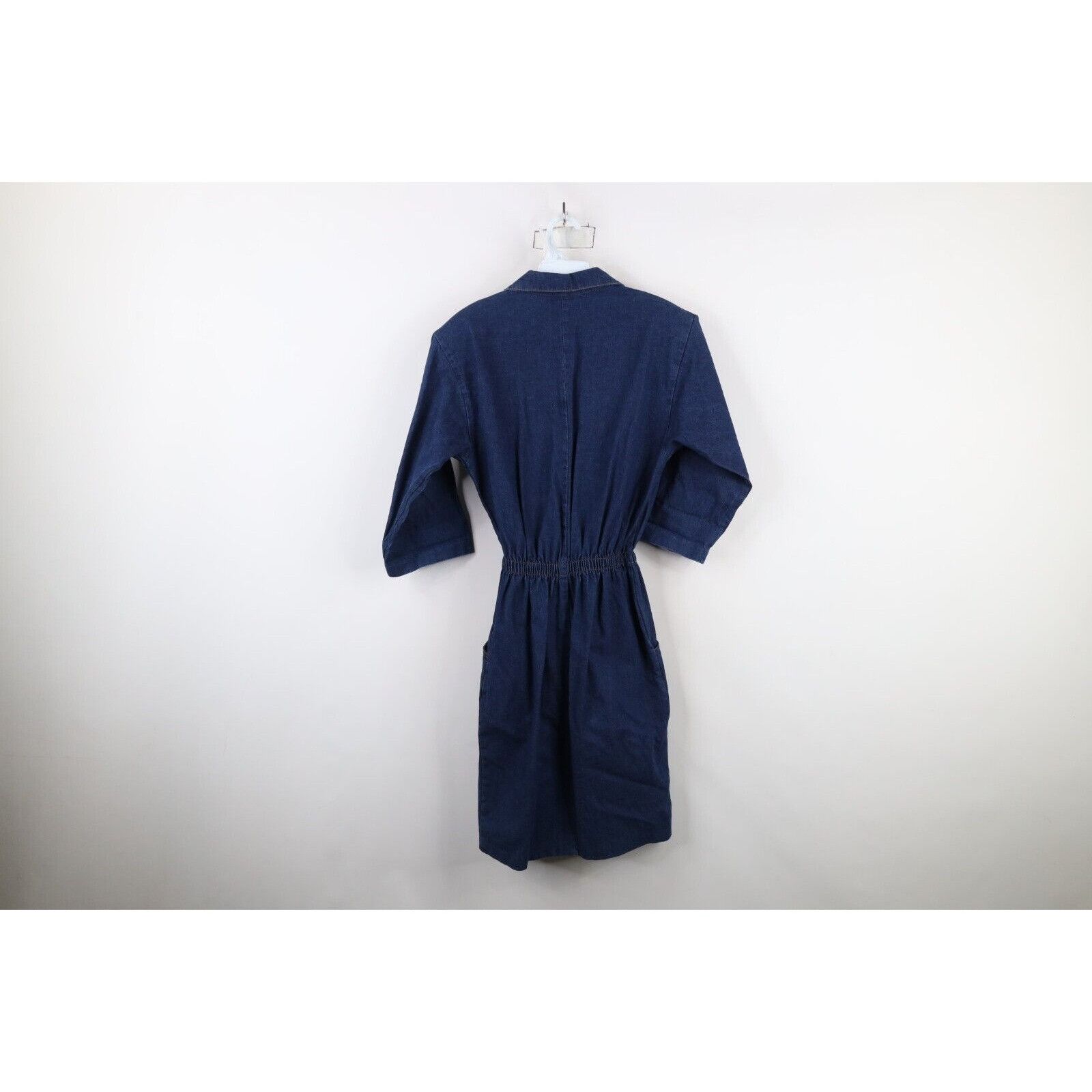 Vintage Vintage 80s 90s Streetwear Faded Long Sleeve Denim Dress Size M / US 6-8 / IT 42-44 - 15 Thumbnail
