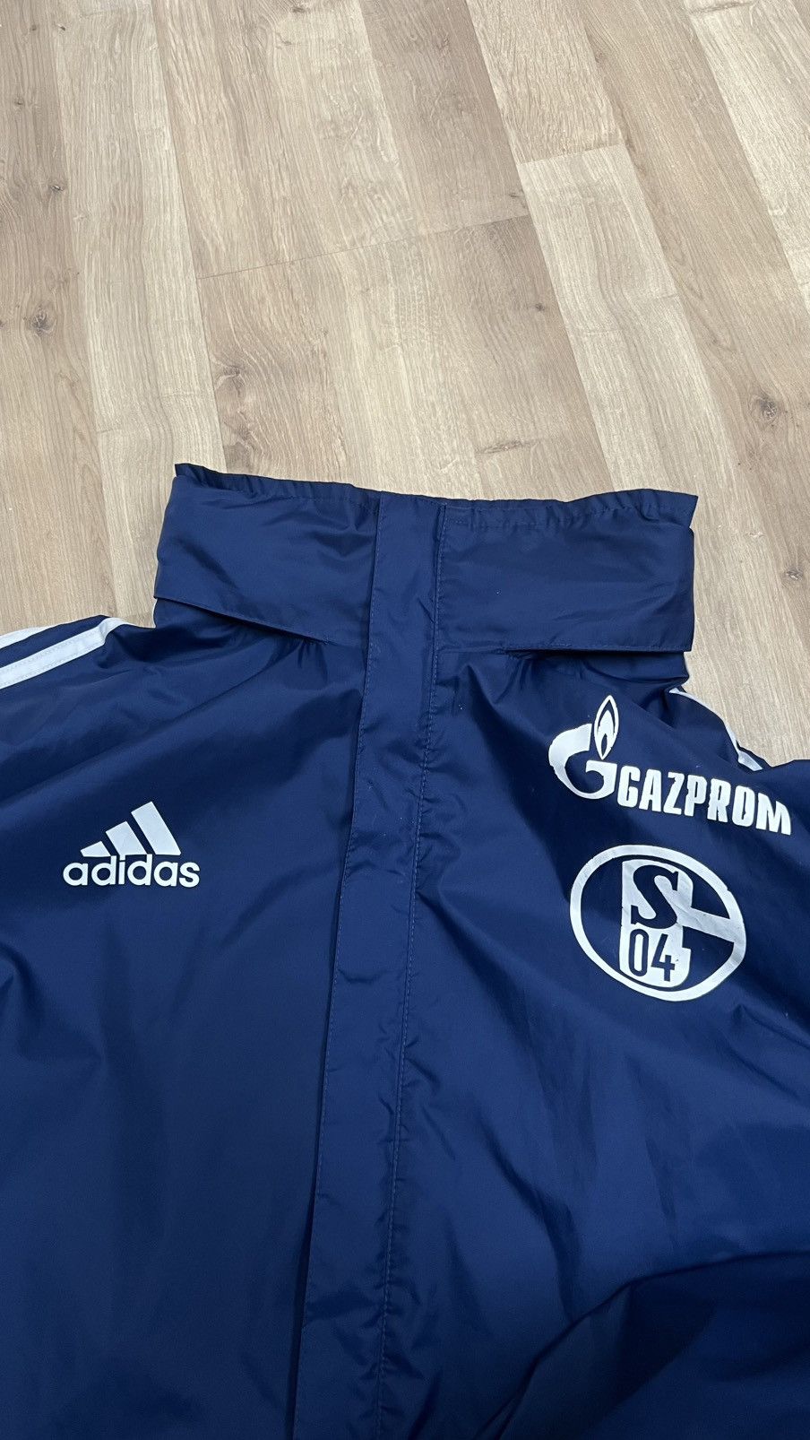 Adidas Adidas Schalke 04 Rain Jacket Size US XL / EU 56 / 4 - 14 Thumbnail