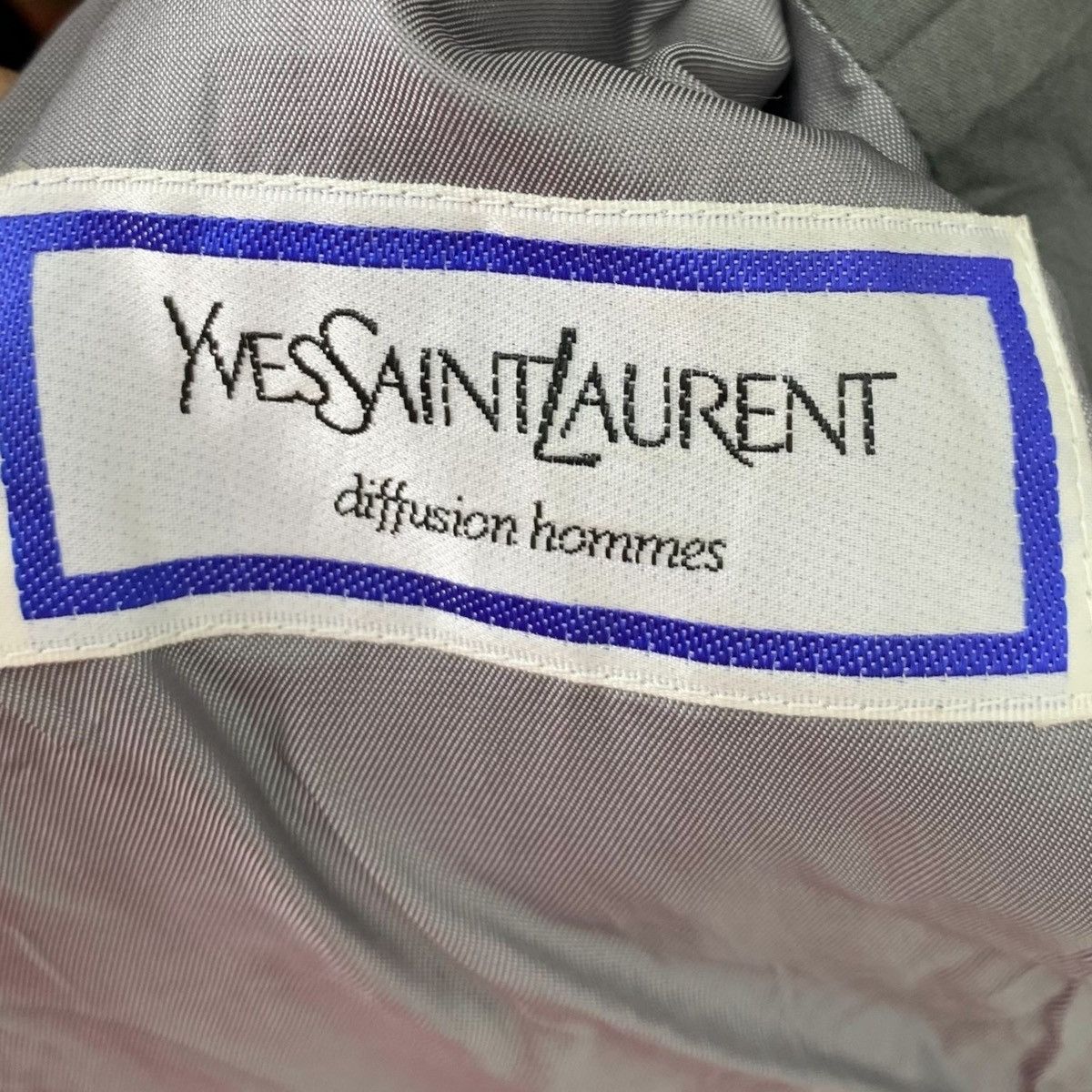 Yves Saint Laurent YvesSaintLaurent YSL Diffusion Hommes Trench Coat Jacket Size US XXL / EU 58 / 5 - 6 Thumbnail