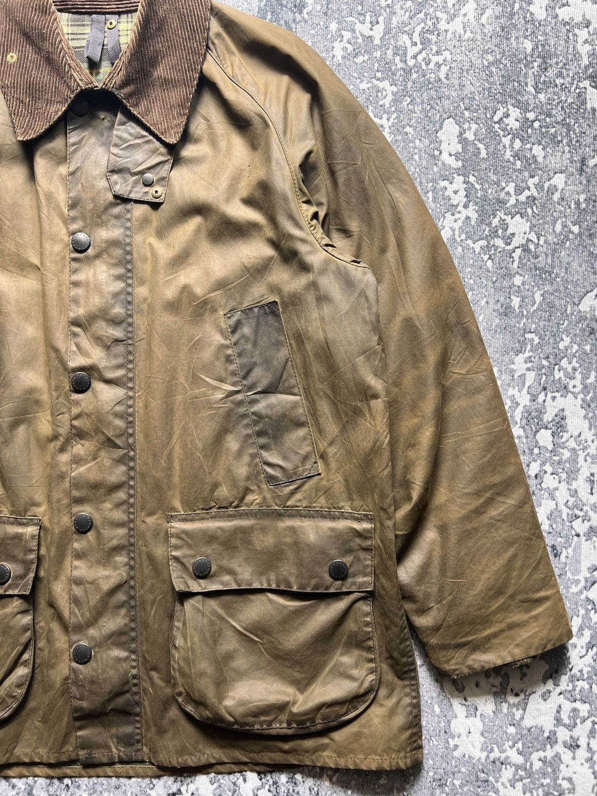 Barbour Vtg Made in England Barbour Bedale Wax Jacket Size US M / EU 48-50 / 2 - 2 Thumbnail