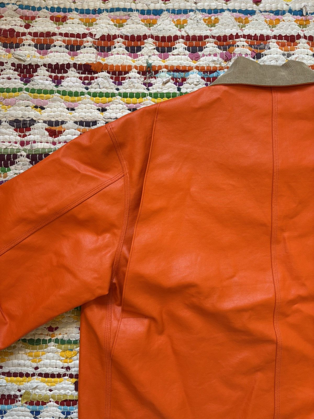 Carhartt Wip × Comme des Garcons × Junya Watanabe eYe Junya Watanabe MAN x Carhartt WIP - Orange chore coat Size US L / EU 52-54 / 3 - 11 Thumbnail