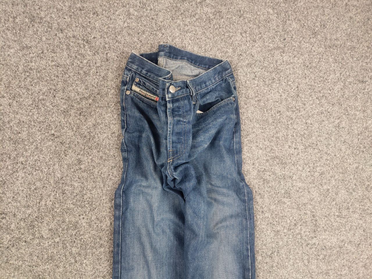 Diesel Vintage Diesel Industry Faded Denim Jeans Y2K Style Tapered Size US 32 / EU 48 - 4 Thumbnail