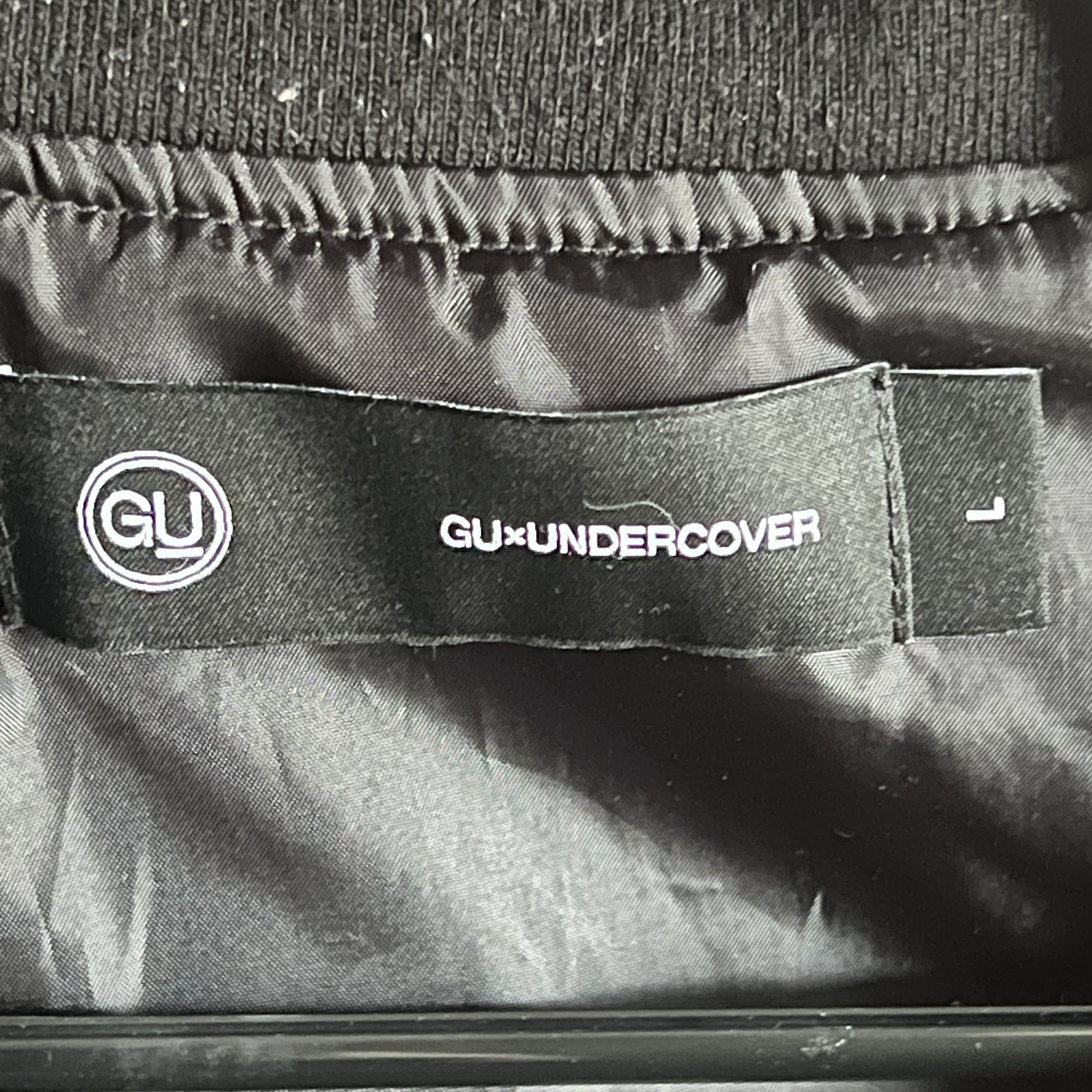 GU GU×UNDERCOVER Oversized MA-1 Bomber jacket / Black / Large Size US L / EU 52-54 / 3 - 3 Thumbnail