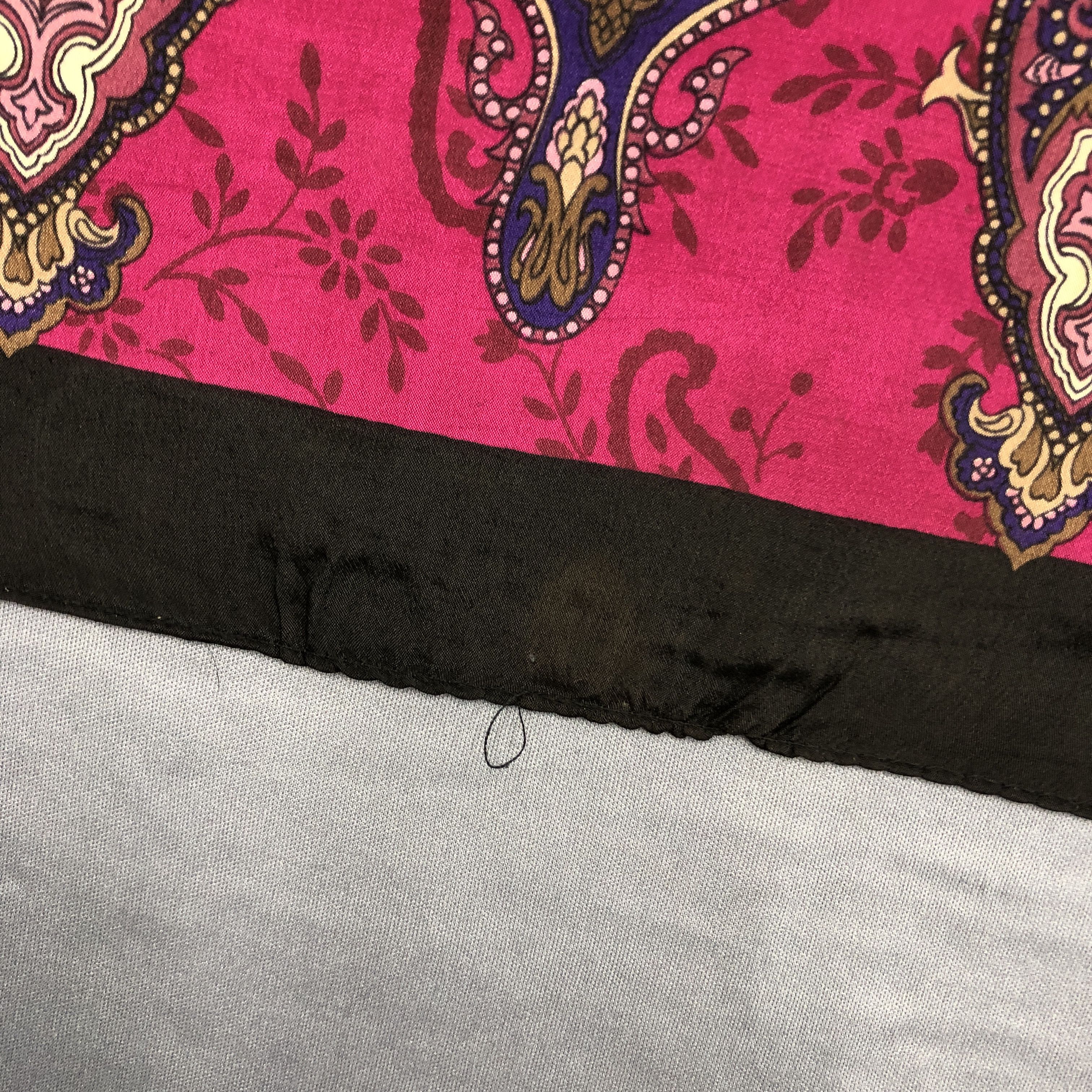 Other × Vintage Vintage SILK Scarf Twill Stole Wraps Scarves Size ONE SIZE - 13 Thumbnail